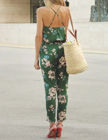 Salopeta Zara, floral print