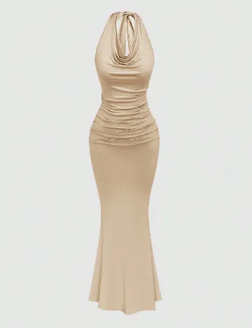 Rochie lunga SHEIN CURVE, crem