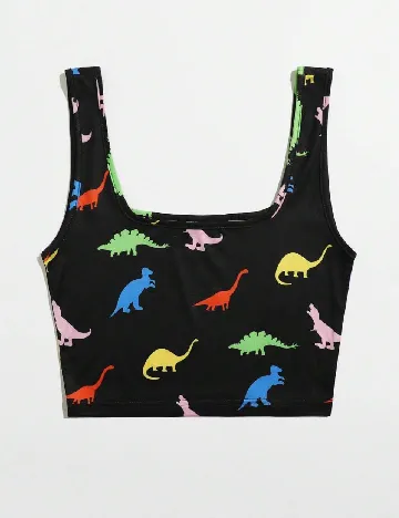 Top SHEIN, negru