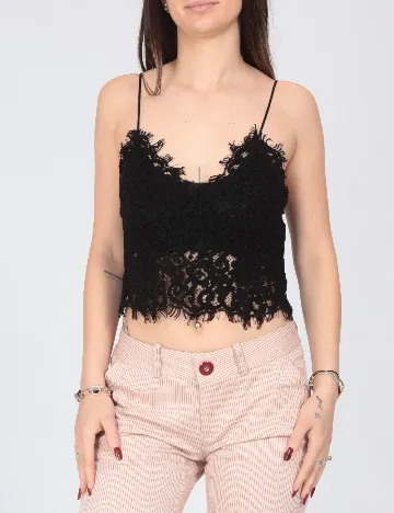 Top Zara, negru