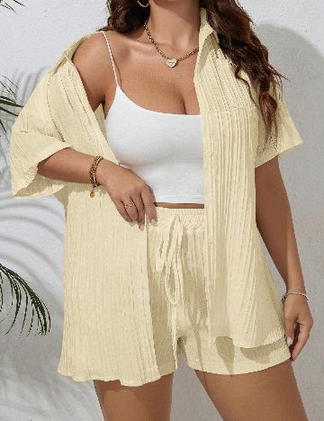 Compleu SHEIN CURVE, galben