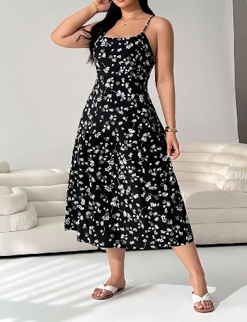 Rochie medie SHEIN CURVE, negru