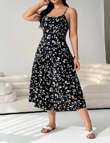 Rochie medie SHEIN CURVE, negru