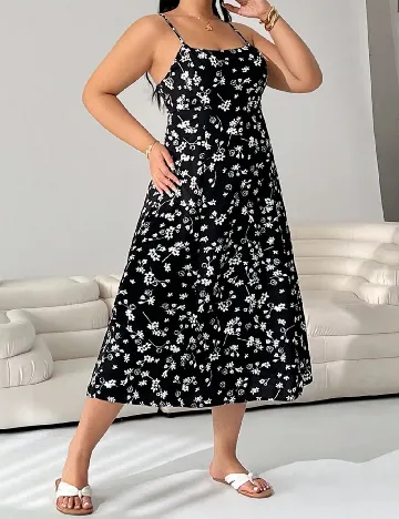 Rochie medie SHEIN CURVE, negru