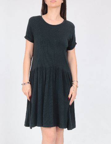 Rochie scurta Zara, verde/negru
