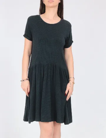 Rochie scurta Zara, verde/negru