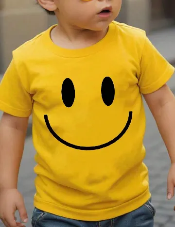 Tricou Shein Kids, galben