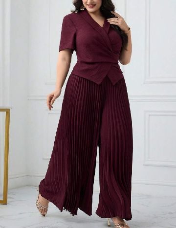 Compleu SHEIN CURVE, pruna
