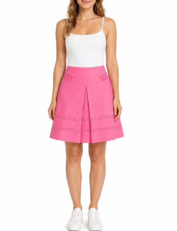 Fusta Pull&Bear, roz