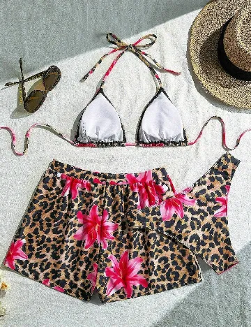 Costum de baie SHEIN, animal print