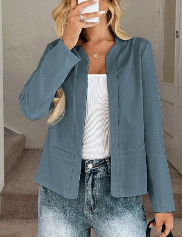 Blazer SHEIN, albastru
