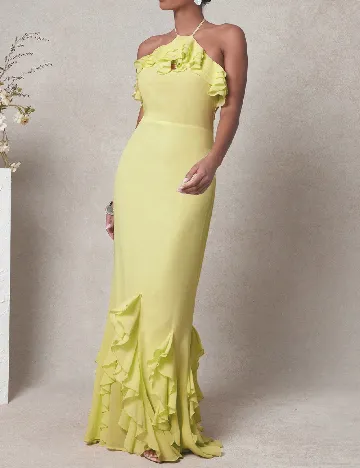 Rochie lunga L Amorae, galben