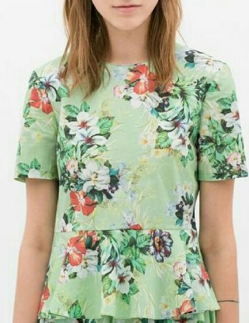 Bluza Zara, floral print