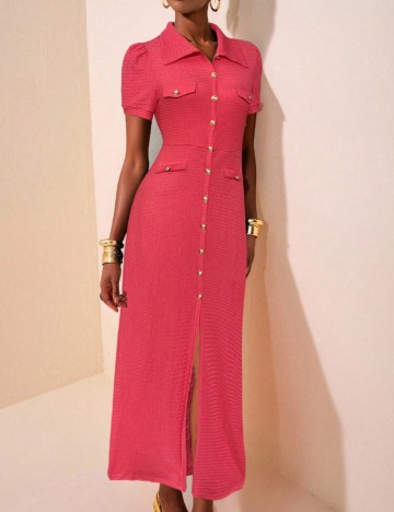 Rochie lunga SHEIN, roz