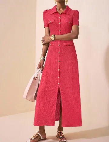 Rochie lunga SHEIN, roz