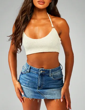 Top SHEIN, ecru