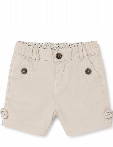 Pantaloni scurti Zara, crem