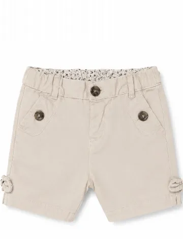 Pantaloni scurti Zara, crem