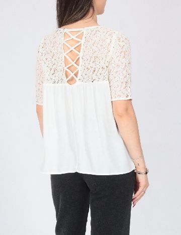 Bluza Zara, alb
