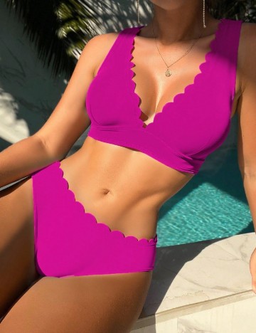 Costum de baie SHEIN, roz