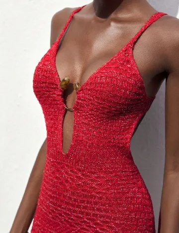 Rochie scurta SHEIN, rosu
