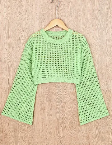 Top Shein Kids, verde