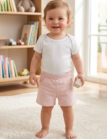 Pantaloni scurti Zara, roz