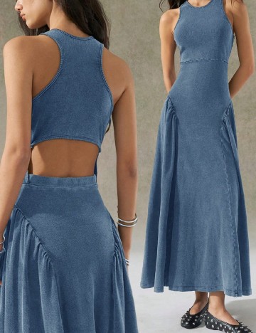 Rochie lunga SHEIN, albastru