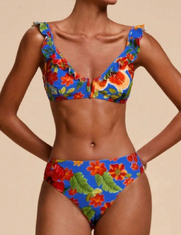 Costum de baie SHEIN, mix culori