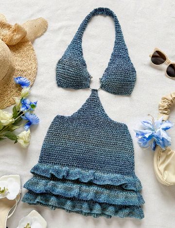 Rochie scurta SHEIN, albastru