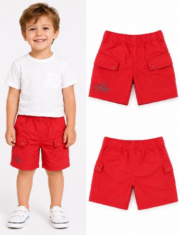 Pantaloni scurti Zara, rosu