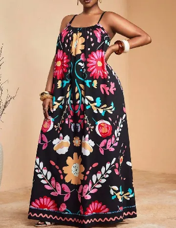 Rochie lunga SHEIN CURVE, negru