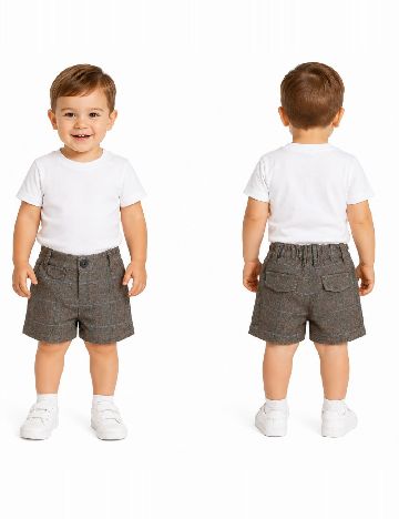 Pantaloni scurti Zara, gri