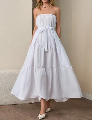 Rochie lunga SHEIN, alb