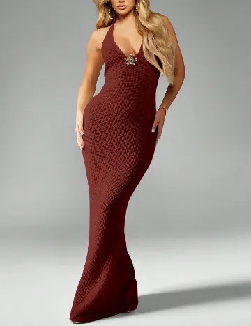 Rochie lunga Missguided, visiniu