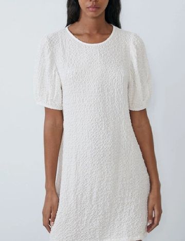 Rochie scurta Zara, alb