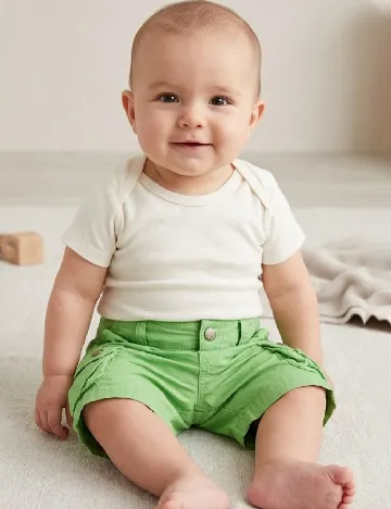 Pantaloni scurti Zara, verde