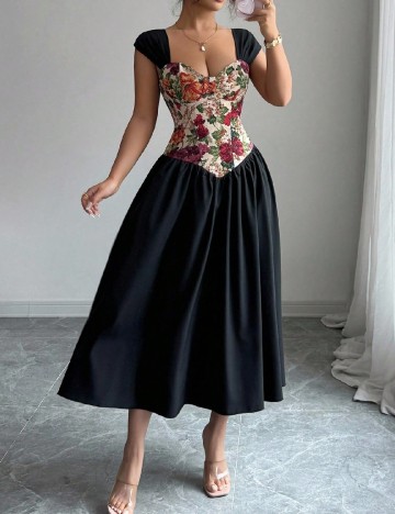 Rochie medie SHEIN, negru