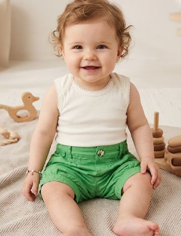 Pantaloni scurti Zara, verde