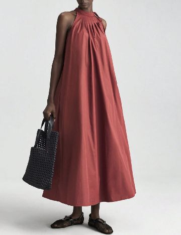 Rochie lunga SHEIN, maro