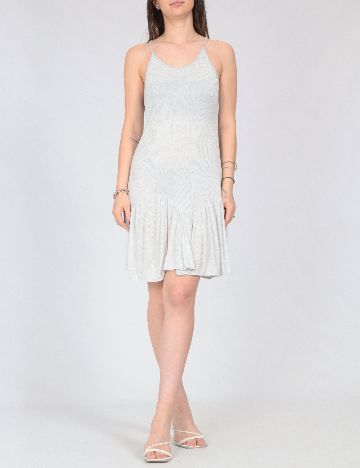 Rochie scurta Zara, gri deschis