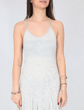 Rochie scurta Zara, gri deschis