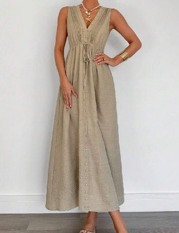 Rochie medie SHEIN, bej