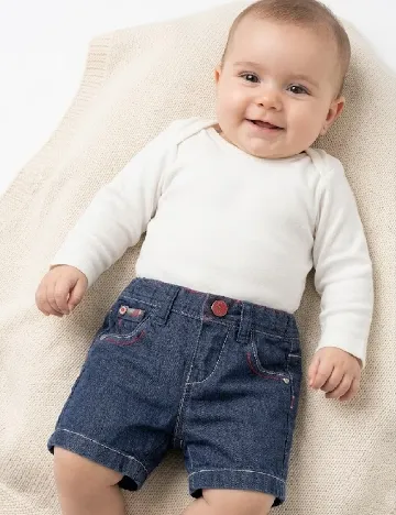 Pantaloni scurti Zara, albastru