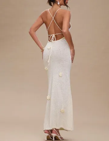 Rochie lunga SHEIN, ecru