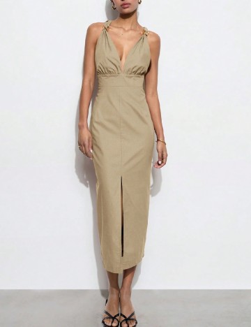 Rochie medie SHEIN, bej