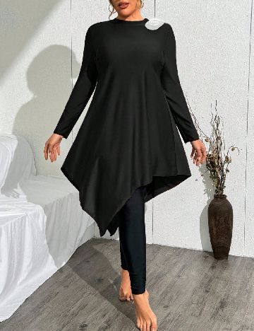 Costum de baie SHEIN CURVE, negru