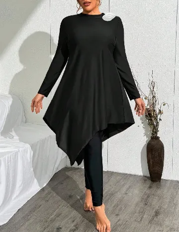 Costum de baie SHEIN CURVE, negru
