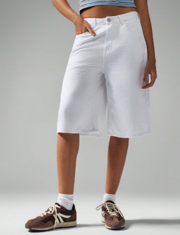 Pantaloni scurti Missguided, alb