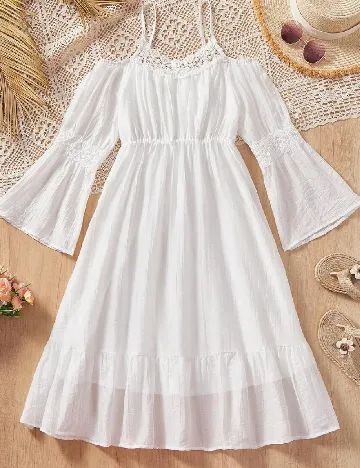 Rochie Shein Kids, alb